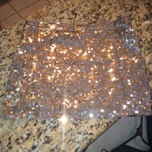Sequin skirt